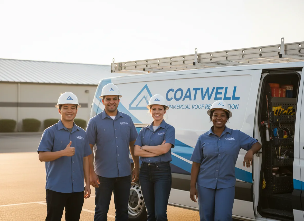 Commercial roof coating company in Hazel, SD